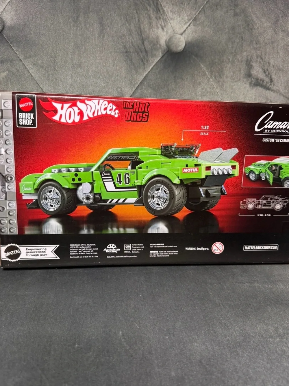 Mattel Brick Shop Hot Wheels Custom ’68 Camaro Building Set